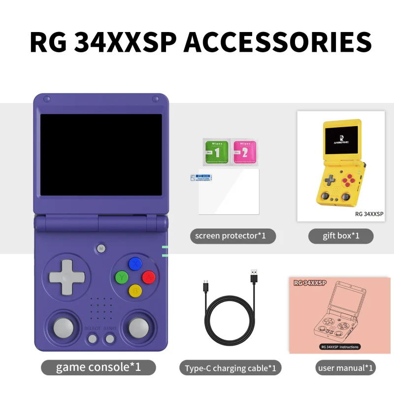 (Ship From US)RG34XXSP Game Console
